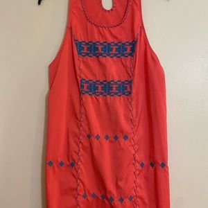 Size small PINK Aztec mini dress-light weight and cute!!